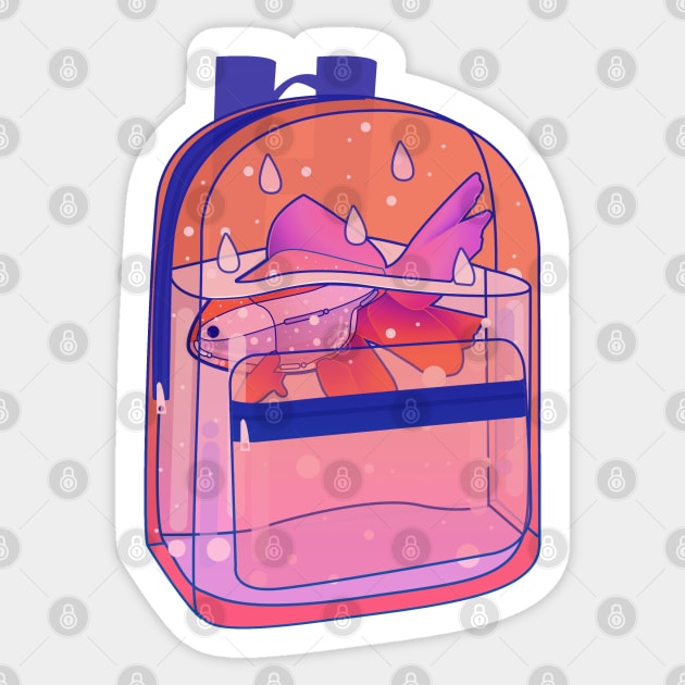 Bag Aquarium Sticker by theladyernestember